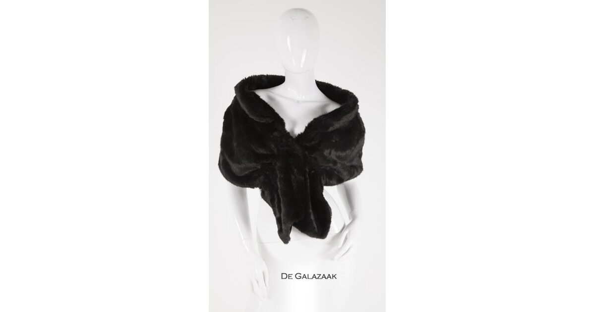 BEAUTELICATE Dames poncho, wintergebreid, stola, sjaal van imitatiebont BEAUTELICATE Dames poncho, wintergebreid, stola, sjaal van imitatiebont